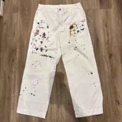BEAMS / ペイント ワイド チノ パンツ 希少 Lサイズ