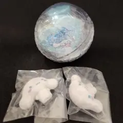 サンリオ シナモロール カプセルステッキ ふわふわフロッキードール×2