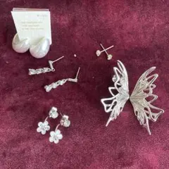 エレガント ピアス　5個セット