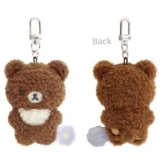 BASIC RILAKKUMA Flower ぶらさげぬいぐるみチャイロイコグマ