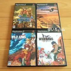 WILD ARMS Alter code:F.3.4.5の4本セット　PS2