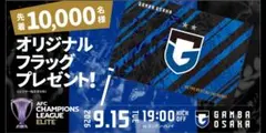 ガンバ大阪 ACLE オリジナルフラッグ