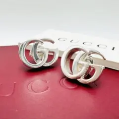現行品　GUCCI ダブルG スタッズ　ピアス シルバー　Ag925 マーモントのサムネイル