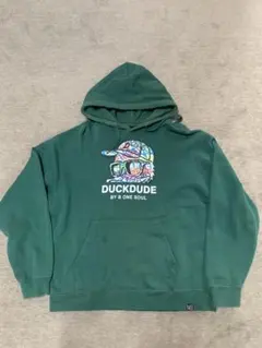 グリーン パーカー L