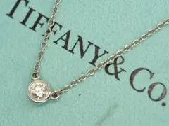 TIFFANY.Co ティファニー バイザヤード極上良質天然ダイヤネックレス