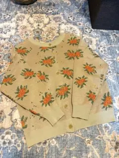 サマンサモスモス 花柄カーディガン