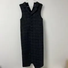 n73s様 Y's TAKESHI KOSAKA ウールコート ジャケット 黒 チェスターコート（Black - #78 黒万筋2016） ｜小倉織｜小倉 縞縞