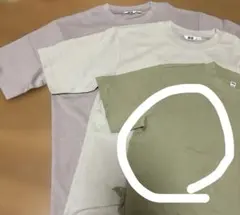 【グリーンのみ】ユニクロ エアリズム 半袖Tシャツ Lサイズ
