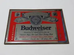 Budweiserバドワイザーパブミラー壁掛鏡アンティークヴィンテージ昭和レトロ