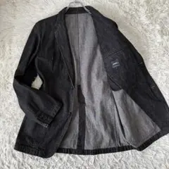 BEAMS✨テーラードジャケット　デニム　インディゴ　メンズ　段返り　M 極美品