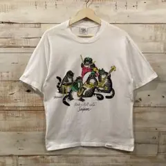 90s crazy shirts クリバンキャット ロックンロール Tシャツのサムネイル