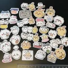 ちいかわ 防水シール フレークシール 35枚 ⑤ バースデーパーティー ケーキ