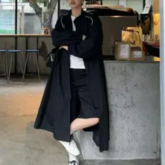 新品(Ｌ)ワンピース アウター ドロスト ライン スプリングコート SHEIN