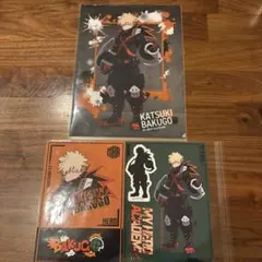 僕のヒーローアカデミア　ヒロアカ　爆豪勝己　クリアファイル　ステッカー