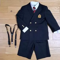 POLO フォーマルスーツ 130 サスペンダー付き 5点セット