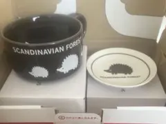 SCANDINAVIAN FOREST 수프 컵 작은 접시