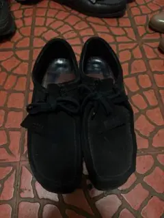 Clarks Wallabee Black Suede Shoesのサムネイル