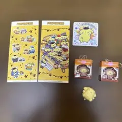 ポムポムプリン ステッカー ガチャガチャ6点セット