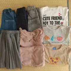 【12/16まで値下】120cm 8点セット まとめ売り女子 秋冬 ユニクロなど