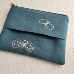ミナペルホネン ハンドメイド✲︎ポケットティッシュポーチ✲︎happy