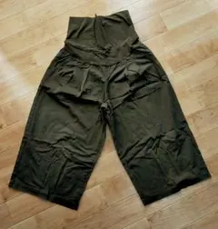 ★美品★無印良品 マタニティ用 パンツ カーキ Lサイズ