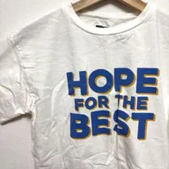 HOPE FOR THE BEST プリントTシャツ 160