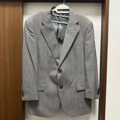グレー チェック柄 ジャケット サイズ108 K5