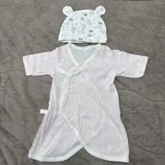 ベビー肌着50〜60cm 耳付きベビー帽子 40〜42cm