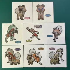 ポケモンパン シール イワンコ ルガルガン 8枚セット