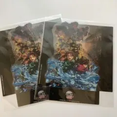 鬼滅の刃 無限城編 第9弾 特典 キービジュアル クリアスタンド 2枚セット