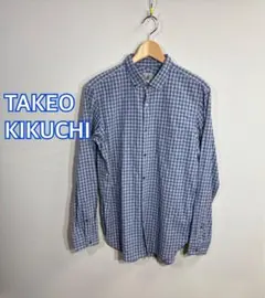 ◼️TK TAKEO KIKUCHI◼️BDギンガムチェック長袖シャツ:3