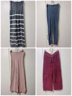 値下げ　ジェラートピケ 腹巻き付き　ロングパンツ　まとめ売り