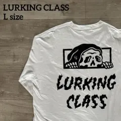 LURKING CLASS ラーニングスカル　スカルプリント　ロンT L