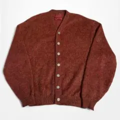 毛足長い！ モヘア カーディガン ブラウン カートコバーン L相当 毛足長い！ モヘア カーディガン ブラウン カートコバーン L相当