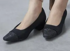 ラメグリッターパンプス