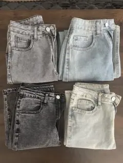 ケミカルウォッシュ デニムパンツ 4本セットのサムネイル