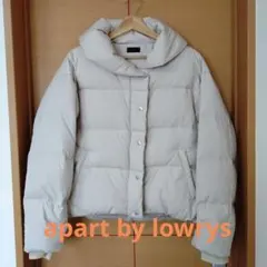 apart by lowrys ベージュ フード付き ダウンジャケット Ｌサイズ