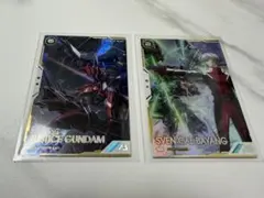 ガンダムアーセナルベース　FQB02-022　FQB02-005 パラレル　2枚