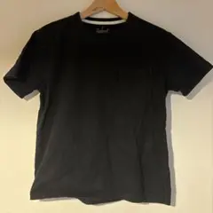 無印良品　太番手天竺編みポケット付Tシャツ 紳士Sサイズ 黒