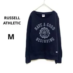 【RUSSELL ATHLETIC 】スウェット トレーナー ブラック　Mサイズのサムネイル