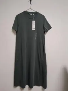UNIQLO U エアリズムコットン ロングフレアワンピース