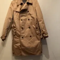 【ships】ベージュ ダブルブレスト トレンチコート