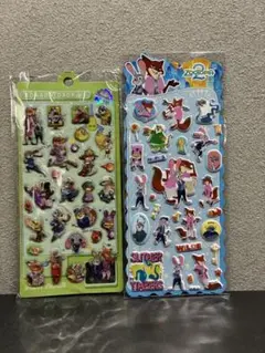 ズートピア シール2種類セット