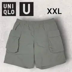 UNIQLO U パラシュートカーゴショーツ XXL カーキ ショートパンツ