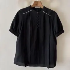 未使用タグ付き✨ユナイテッドトウキョウ フォルド 半袖 ブラウス アイボリー F UNITED TOKYO シャツ ブラウス フォルド ボリューム袖 ブラウス