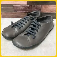 極美品 CAMPER ペウカミ 靴 レザー スニーカー シューズ シボ革 39