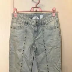 ローライズフレアデニム Y2K ギャル