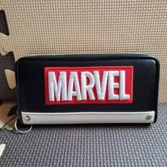 MARVEL ラウンドファスナー長財布 ブラックのサムネイル