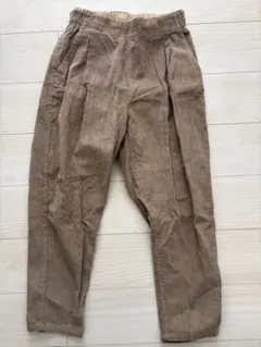 コーデュロイ カジュアルパンツ ブラウン Sサイズ