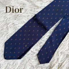 Christian Dior ディオール ネクタイ シルク ブランドロゴ 総柄